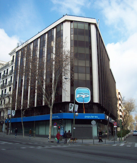 <p>Sede del PP en Madrid.</p>