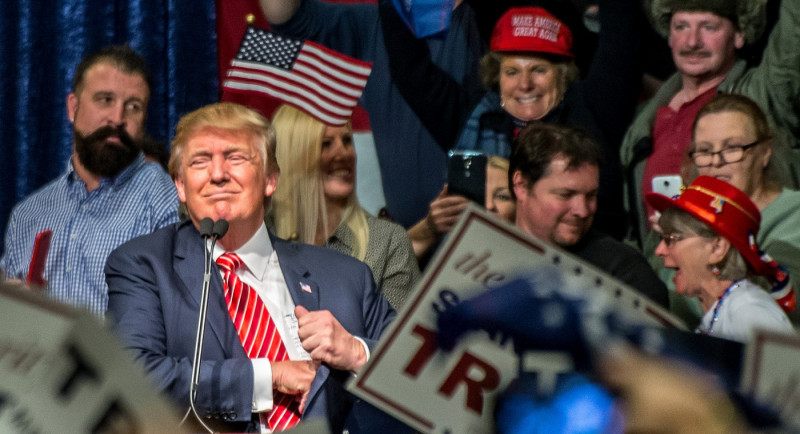 <p>Donald Trump, en un mitin en Reno (Nevada), en enero de 2016.</p>