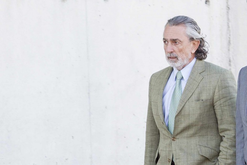 <p>Francisco Correa llegando a la Audiencia Nacional. </p>