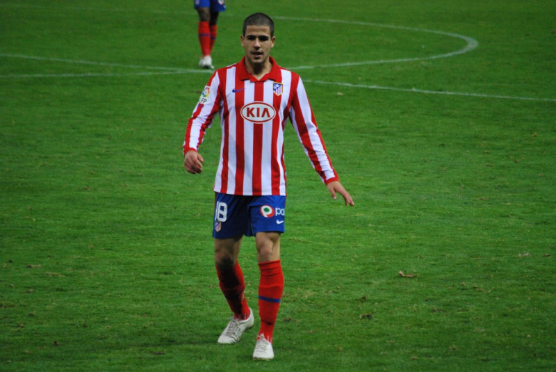 <p>Álvaro Domínguez, en un partido contra el Espanyol en 2009.</p>