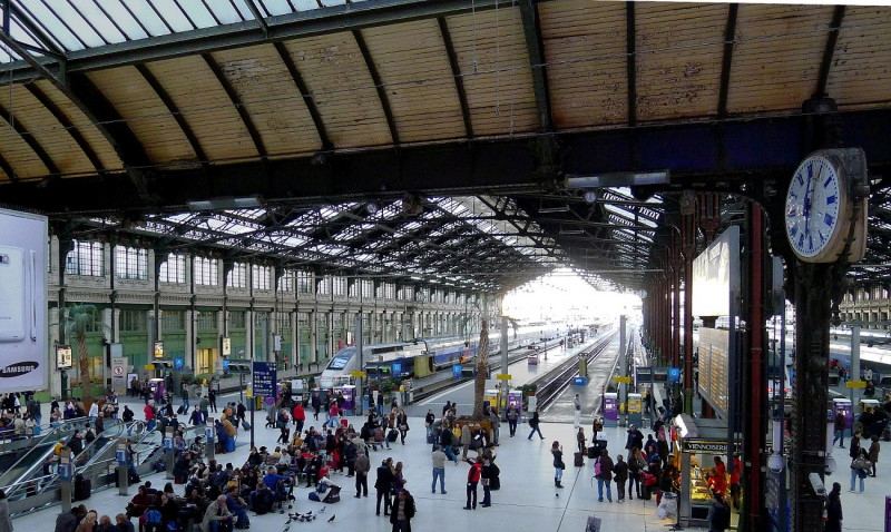 <p>Vista de los andenes de la Gare de Lyon en 2011.</p>
