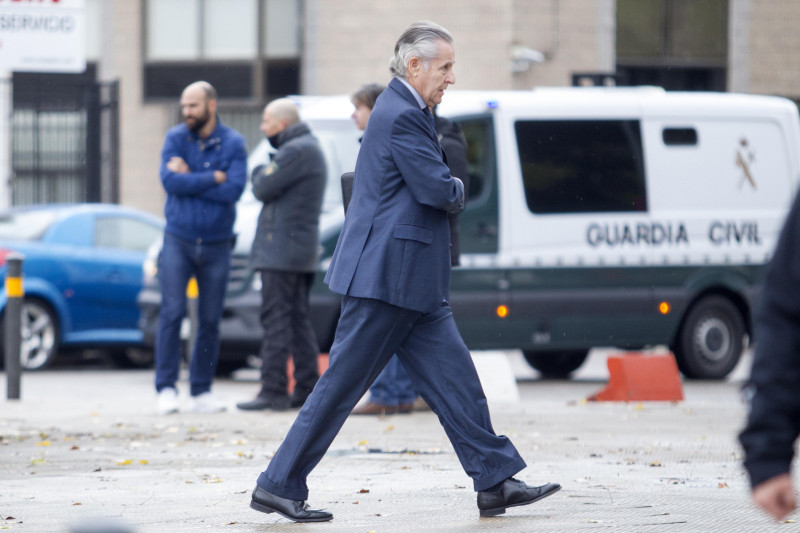 <p>Miguel Blesa, expresidente de Caja Madrid, a su llegada a la Audiencia Nacional</p>