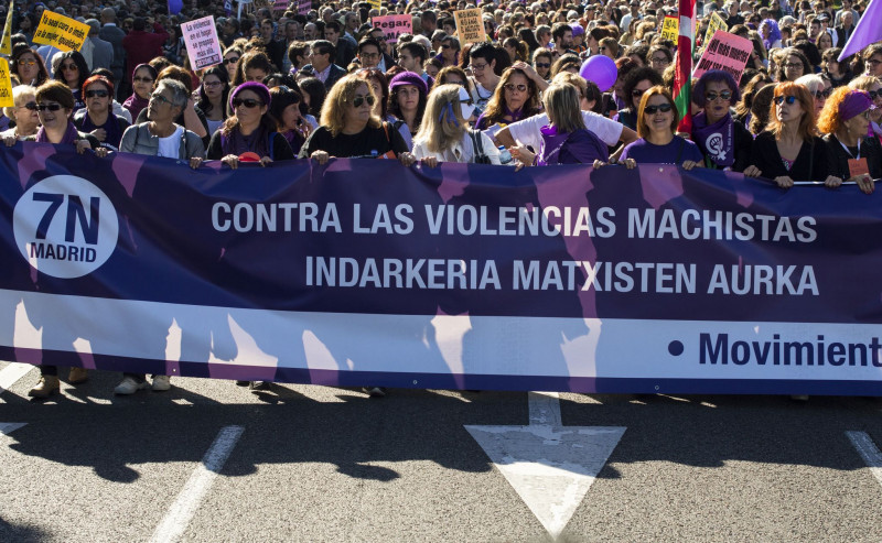 <p>Marcha estatal contra las violencias machistas, en noviembre de 2015.</p>