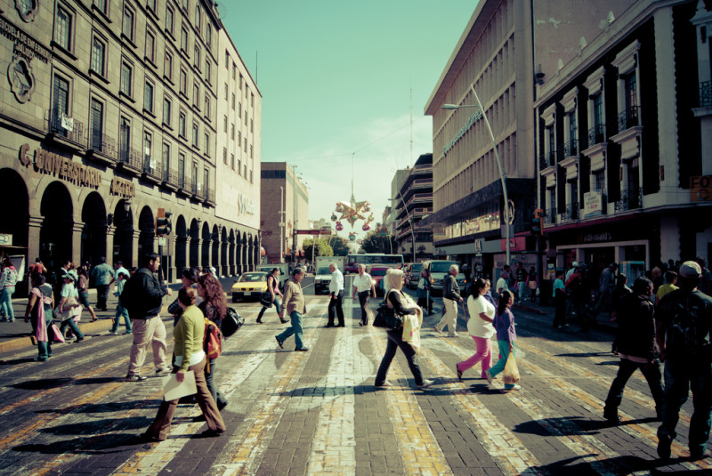 <p>Instantánea del centro de Guadalajara, México.</p>