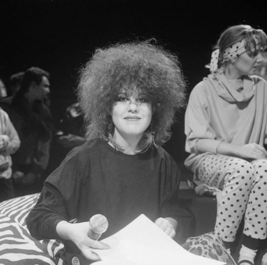 <p>Paloma Chamorro, en el programa <em>La edad de oro</em> (1983-1985). </p>