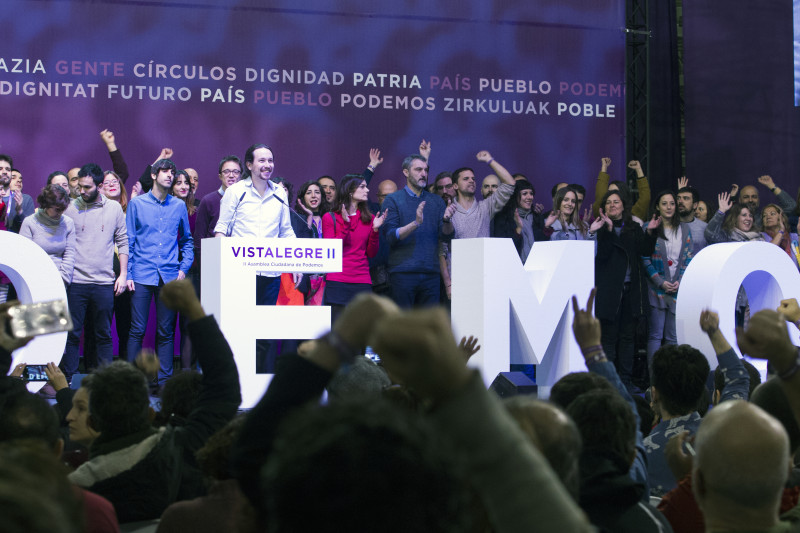 <p>Congreso de Podemos en Vistalegre 2 </p>