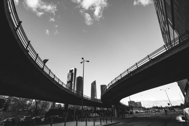 <p>Las torres de Chamartín alojan uno de los centros financieros de Madrid.</p>