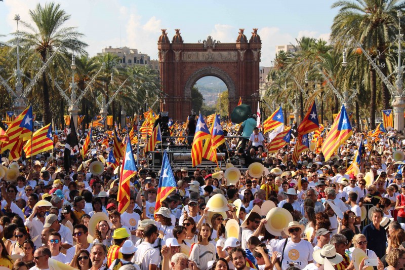 <p>Una imagen de la celebración de la Diada de 2016</p>