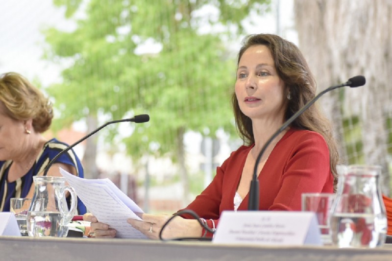 <p>La jueza Mercedes Alaya, en un acto en la Universidad Pablo de Olavide (Sevilla) en mayo de 2016.</p>