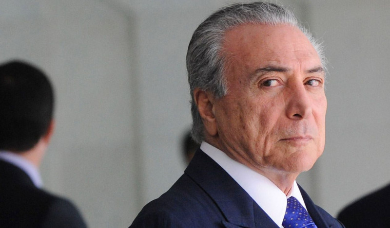 <p>El actual Presidente de Brasil, Michel Temer </p>