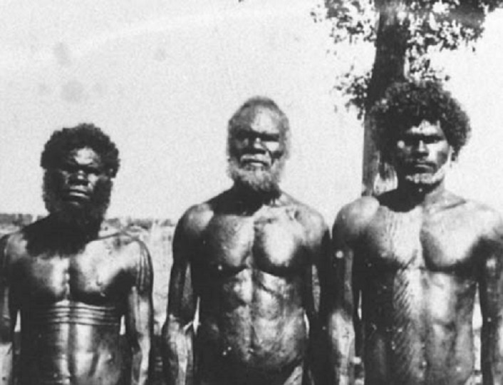 <p><br />Jefe aborigen de la isla de Bathurst, en Australia (1939). </p>