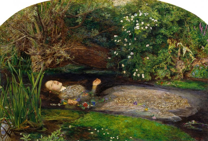 <p><em>Ofelia</em>, de John Everet Millais (1852) </p>