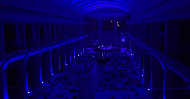<p>Concierto nocturno de Max Richter en La nave de Villaverde (Madrid).</p>