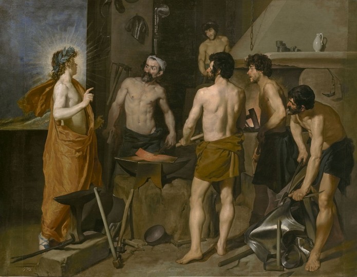 <p><em>La fragua de Vulcano</em>. Diego Velázquez. 1630</p>