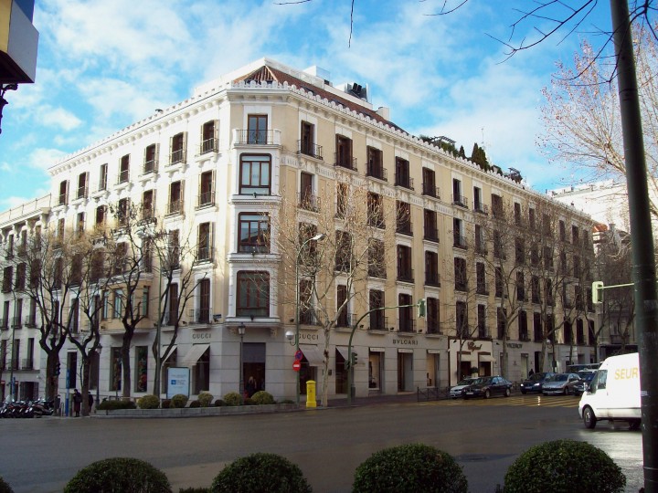 <p>Calle Serrano, Madrid </p>