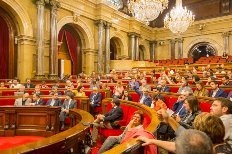 <p>Imagen del Parlament el 8 de septiembre.</p>