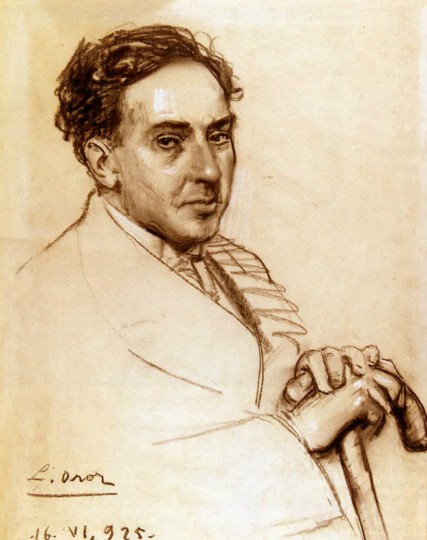 <p>Retrato de Antonio Machado, 1925.</p>