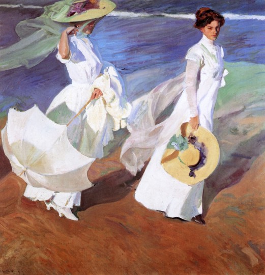 <p>Paseo a la orilla del mar (1909).</p>