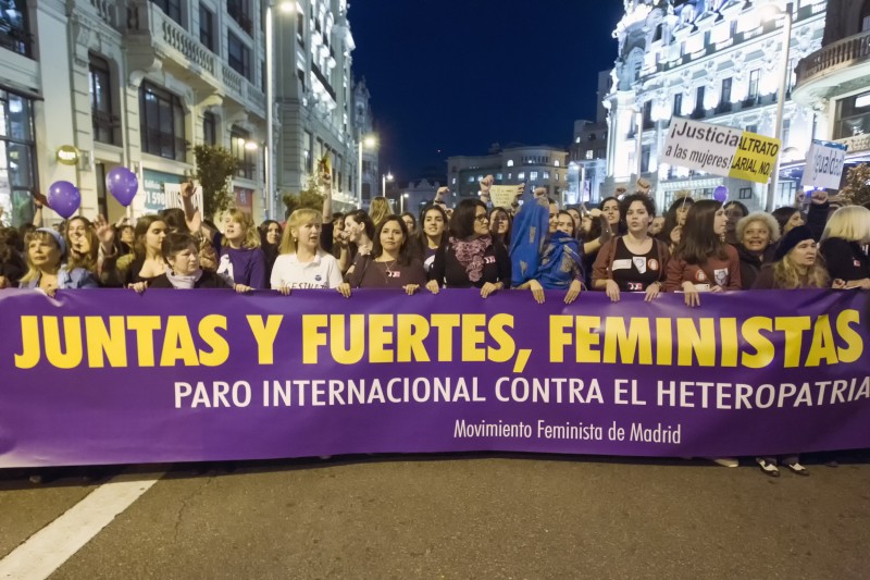 <p>Manifestación del Día de la Mujer de 2017 en Madrid.</p>