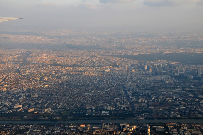 <p>Vista aerea de París. </p>