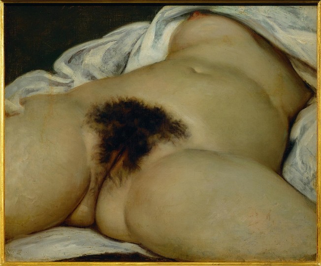 <p><em>El origen del mundo</em>, de Gustave Courbet, 1886. </p>