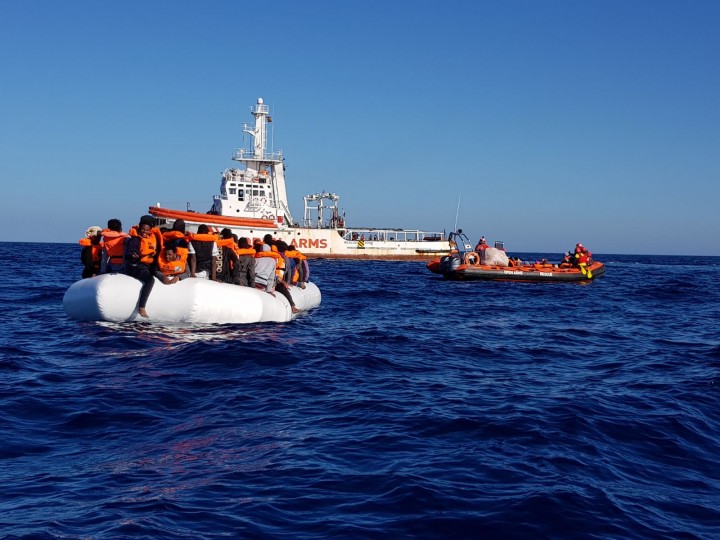 <p>Misión de rescate en el Mediterráneo de Open Arms.</p>
