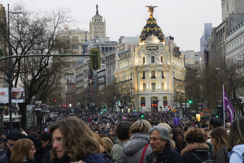 <p>Manifestación del 8 de marzo en Madrid</p>