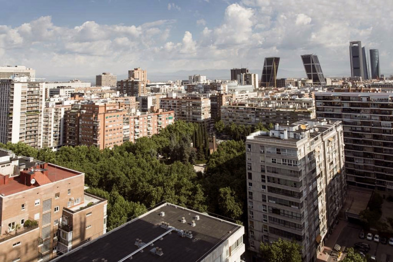 <p>Vista desde el Eurobuilding de Madrid.</p>