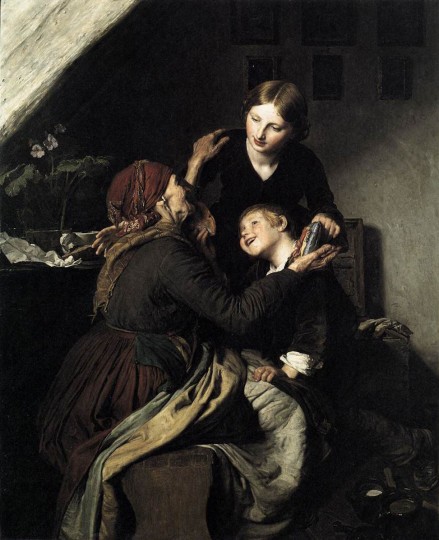 <p><em>El cumpleaños de la abuela</em>, de Ferdinand Waldmüller.</p>