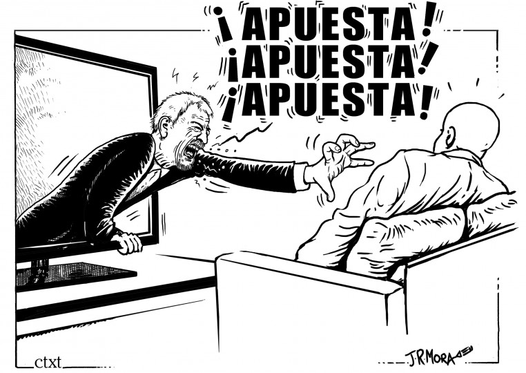 <p>Publicidad agresiva</p>