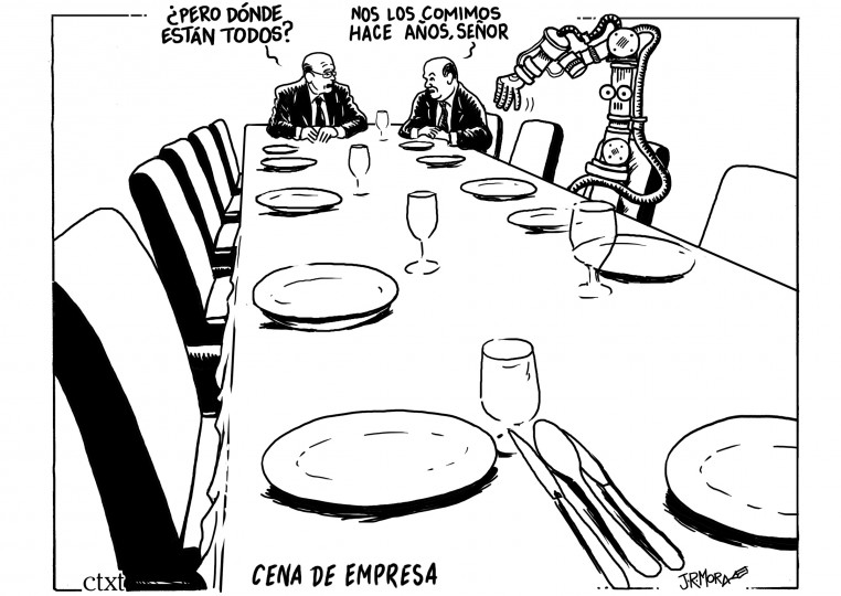 <p>Cena de empresa </p>