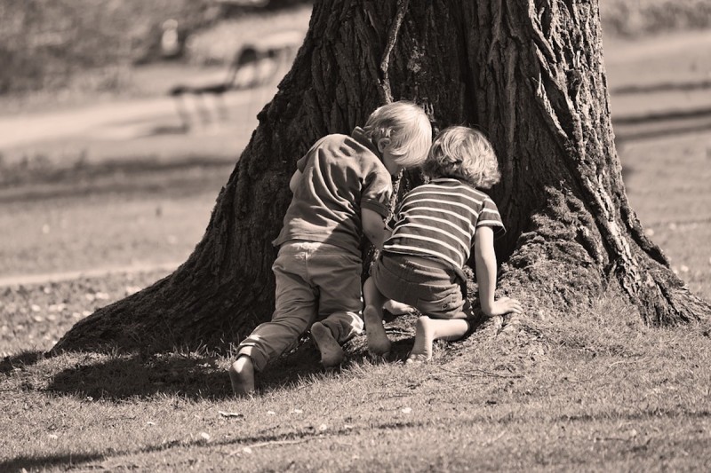 <p>Niños jugando.</p>