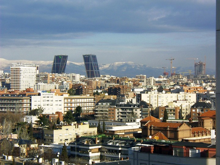 <p>Vista parcial del distrito de Chamartín de Madrid, España.</p>