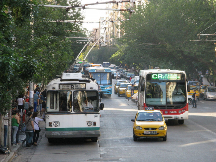 <p>Una avenida céntrica de Córdoba (Argentina).</p>