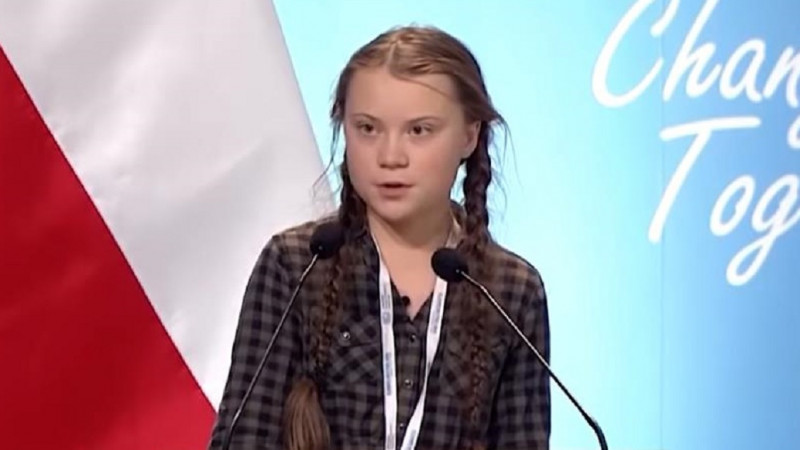 <p>La activista de 15 años Greta Thunberg.</p>
