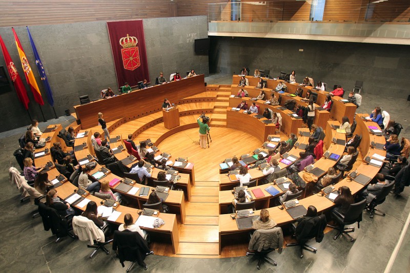 <p>Parlamento de Navarra. </p>