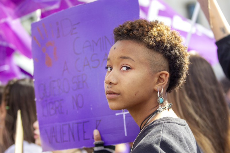 <p>Huelga feminista del 8 de marzo de 2019.</p>