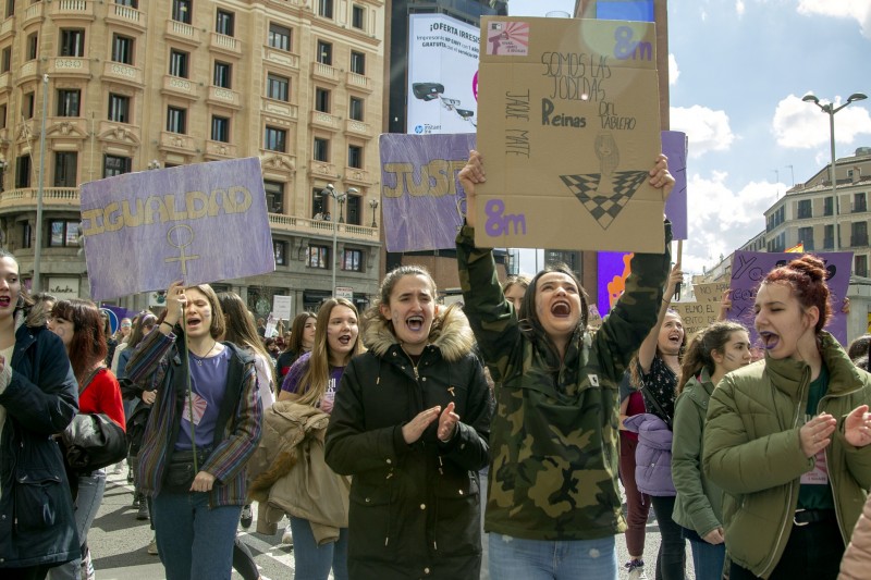 <p>Huelga feminista del 8 de marzo de 2019.</p>