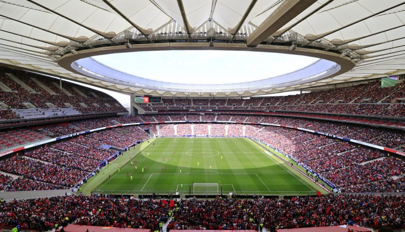 <p>Wanda Metropolitano durante el Atletico de Madrid - FC Barcelona femenino, el 17 de marzo de 2019.</p>