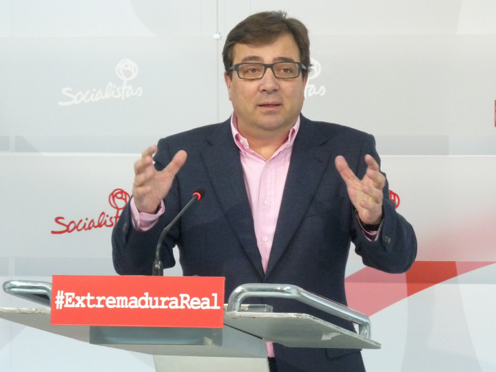 <p>Guillermo Fernández Vara, presidente de la Junta de Extremadura. </p>