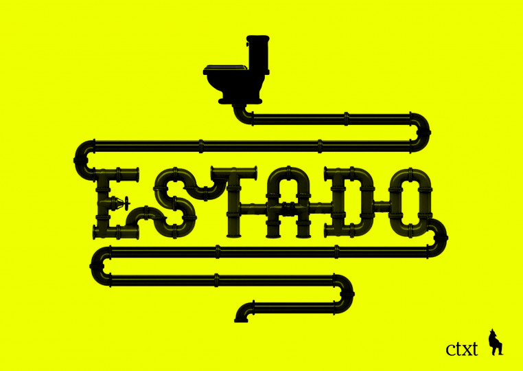 <p><em>Cloacas del Estado</em>. / <strong>La boca del logo</strong></p>