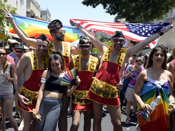 <p>Fiesta del Orgullo celebrada en Tel Aviv en 2015.</p>