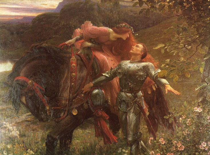 <p>'La belle dame sans merci' de Sir Frank Dicksee (1902).</p>