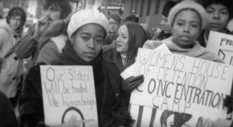 <p>Manifestantes en Nueva York en 1970. </p>