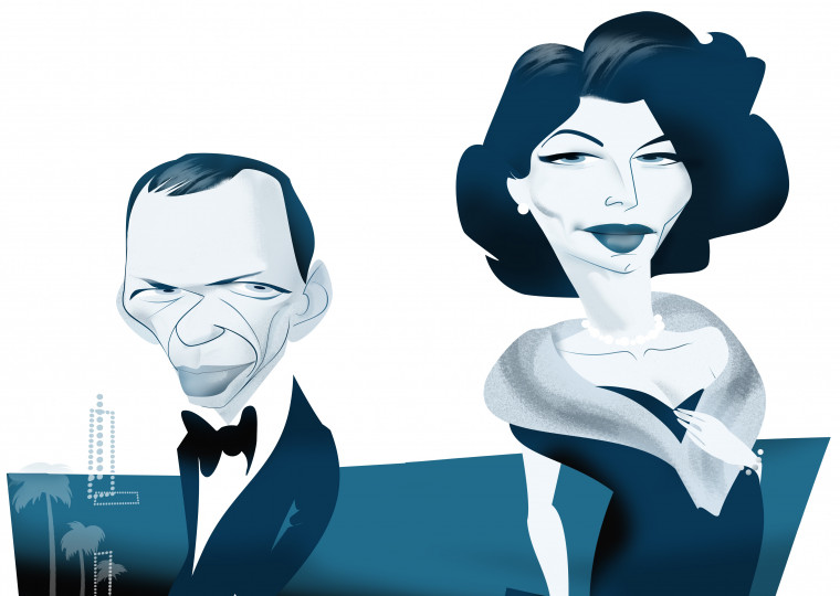 <p>Ava Gardner y Frank Sinatra. </p>