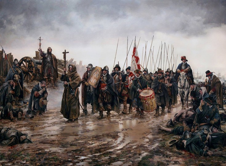 <p>El milagro de Empel, de Augusto Ferrer-Dalmau.</p>