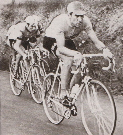 <p>Eddy Merckx durante el Giro de Italia de 1968.</p>
