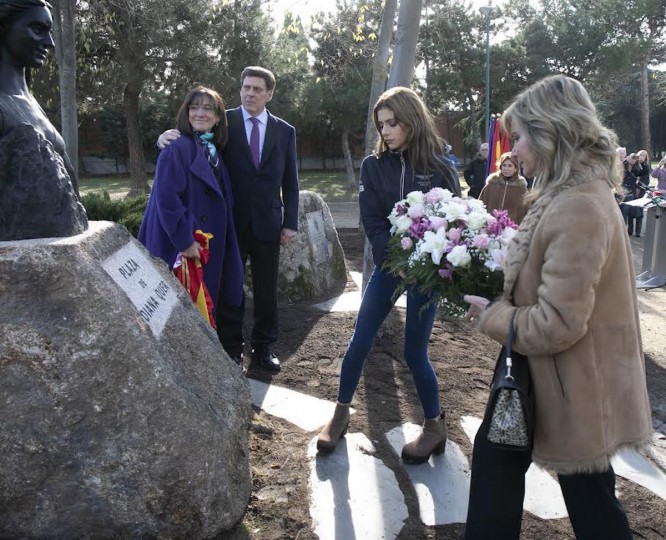 <p>Inauguración de la plaza Diana Quer en Pozuelo de Alarcón. </p>