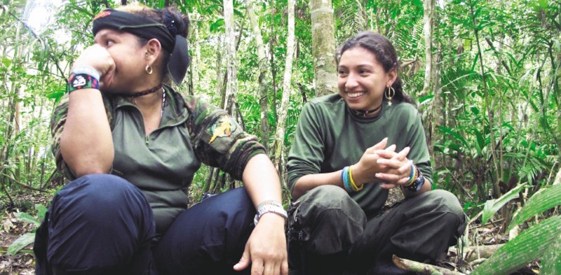 <p>Fotograma del documental Mujeres de las FARC.</p>