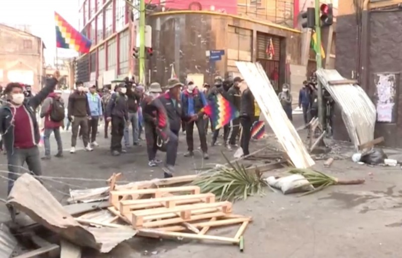 <p>Disturbios recientes en la ciudad de Cochabamba. </p>